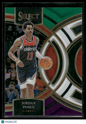 2023-24 Panini Select Jordan Poole #183 Tri-Color Prizms