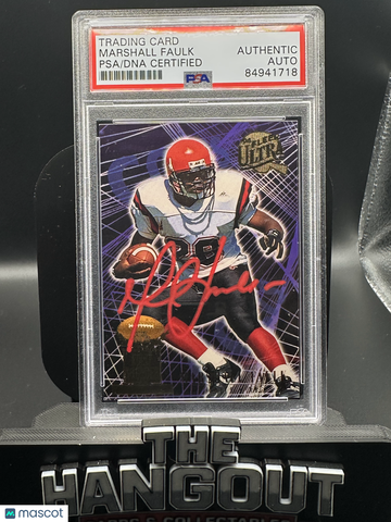 2025 Marshall Faulk PSA A Auto A