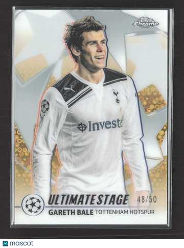 2026 Topps Chrome UEFA Club Competitions Ultimate Stage Gareth Bale #US-19 /50