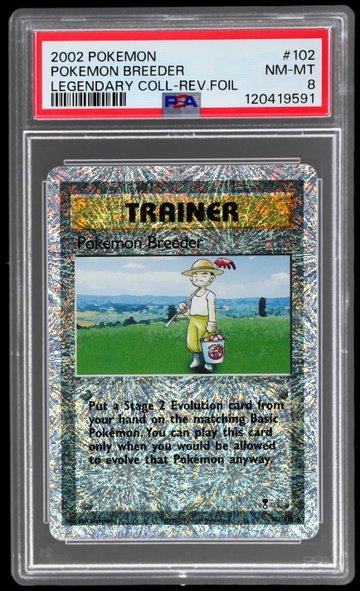 2002 Pokemon Legendary Collection Pokemon Breeder Reverse Foil PSA 8