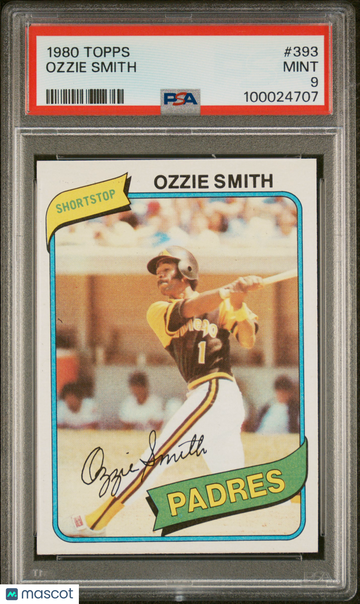 1980 Topps Ozzie Smith #393 PSA 9