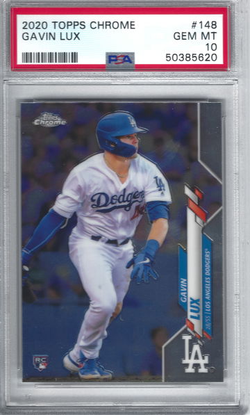 2020 Topps Chrome Gavin Lux PSA 10 Gem Mint