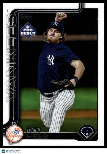 2025 Topps Pro Debut Ben Hess #PD-186