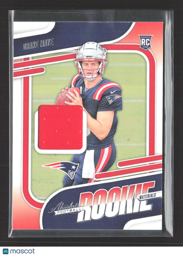 2024 Panini Absolute Football Drake Maye #ARM-DME RC Rookie Materials Memorabilia