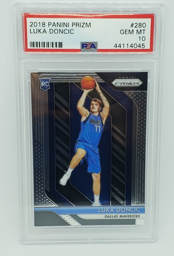 2018 Prizm Luka Doncic PSA 10 RC Rookie Card 