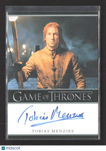 2023 Rittenhouse Game of Thrones Complete Series Vol. 2 Tobias Menzies Autograph Limited Edition