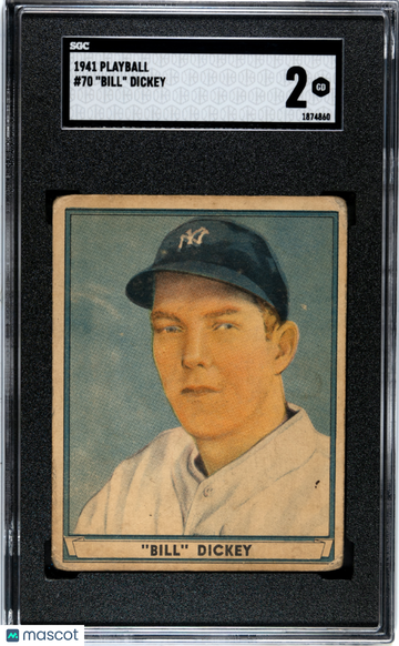 1941 Playball Bill Dickey #70 SGC 2