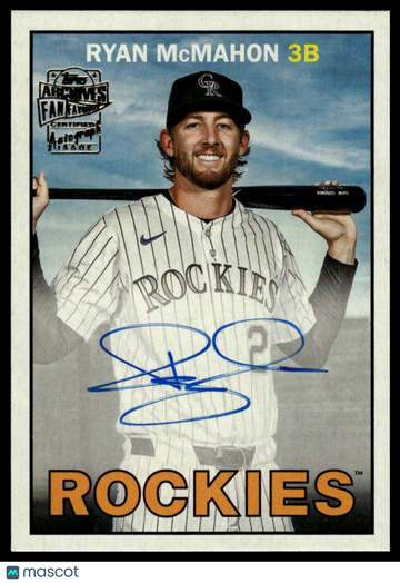 2025 Topps Archives Ryan McMahon #67FFA-RM 1967 Topps Fan Favorites Autographs AU