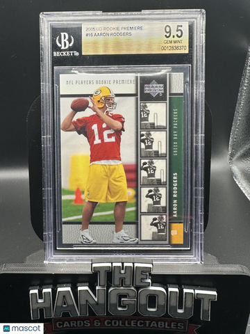 2005 Upper Deck Rookie Premiere Aaron Rodgers #16 BGS 9.5