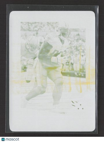 2018 Panini Score Delanie Walker #318 Yellow Printing Plate /1 Printing Plate