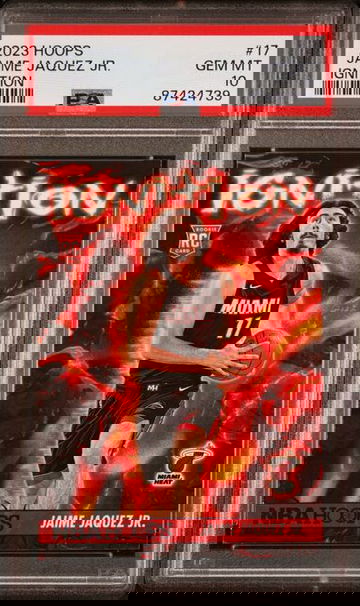 🔥2023 Panini NBA Hoops Jaime Jaquez Jr IGNITION RC ROOKIE PSA 10 🔥