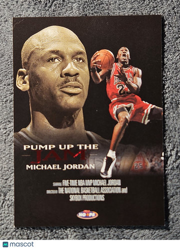 1998 SkyBox Hoops Pump Up the Jam #5 Michael Jordan