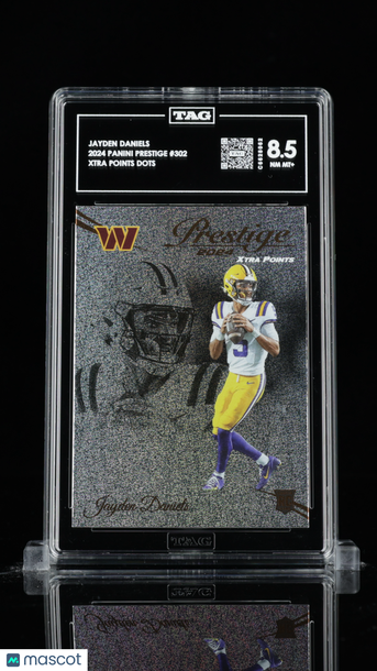 2024 Panini Prestige Jayden Daniels #302 XTRA POINTS Dots Rookie TAG 8.5