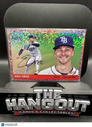 2024 Topps Chrome Eric Orze #389 Speckle Refractor /75 RC