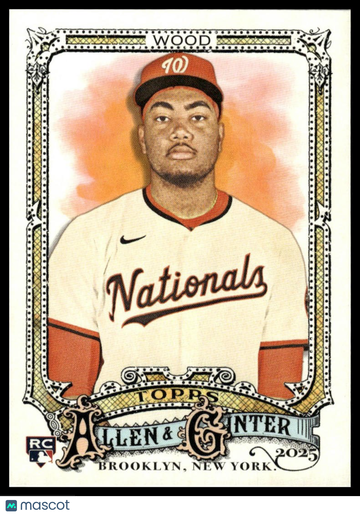 2025 Topps Allen & Ginter James Wood #101 RC