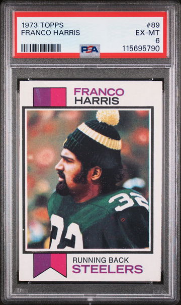 1973 Topps Franco Harris #89 RC PSA 6