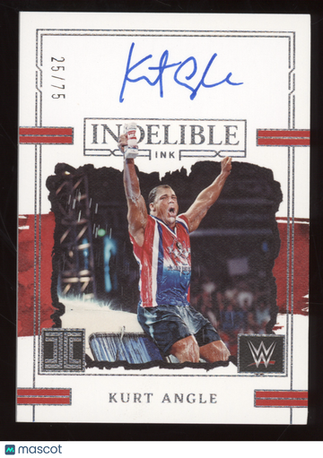 2023 Panini Impeccable Indelible Ink Kurt Angle #IN-KAG /75