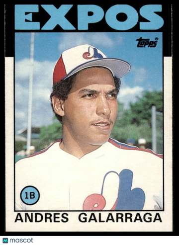 1986 Topps Traded Andres Galarraga #40T