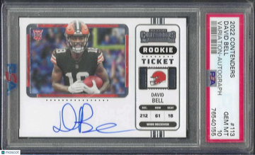 2022 Panini Contenders David Bell #113 Variation Autograph PSA 10