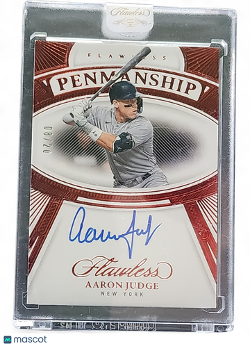 2024 Panini Flawless Baseball Penmanship Aaron Judge #FP-AJ /20