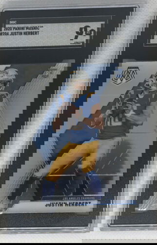 2020 Panini Mosaic Justin Herbert Rc #204 SGC 9 MINT