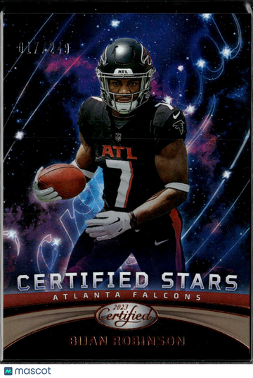 Bijan Robinson 2023 Panini Certified Certified Stars Atlanta Falcons