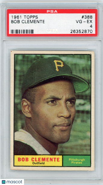 1961 Topps Bob Clemente #388 PSA 4