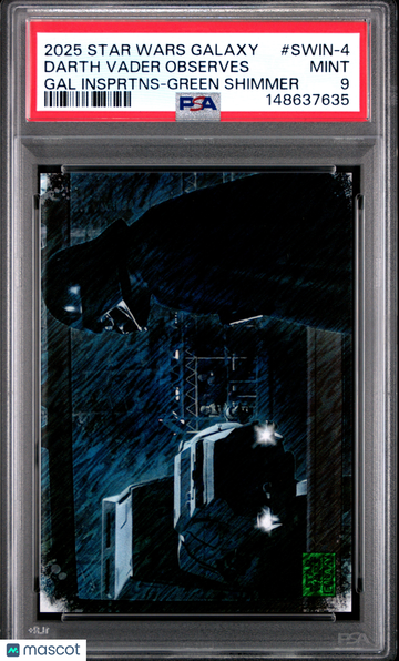 2025 Topps Chrome Star Wars Galaxy Galactic Inspirations Darth Vader Observes #SWIN-4 PSA 9