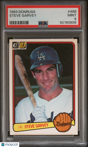 1983 Donruss Steve Garvey #488 PSA 9
