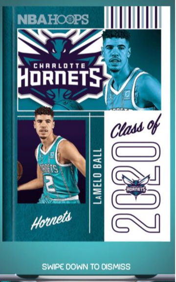 Panini Dunk 2020 Hoops Class of 2020 LaMelo Ball RC