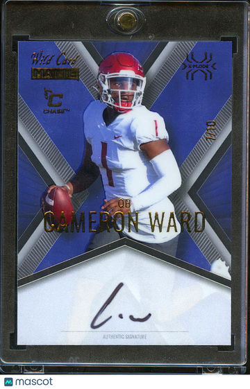 2023 Wild Card Matte Chase X-Plode Cameron Ward #MXP-A Blue /10 On-Card Auto Authentic Signature