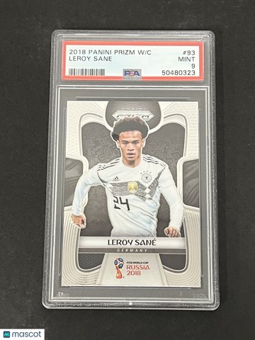 2018 Panini Prizm World Cup Leroy Sane #93 PSA 9