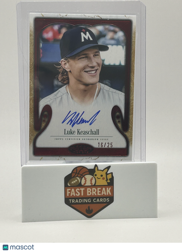 2026 Topps Tier One Tier One Shots Luke Keaschall #T1S-LK /25