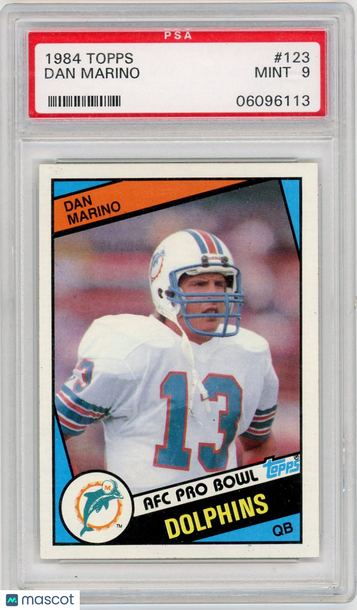 1984 Topps Dan Marino #123 PSA 9