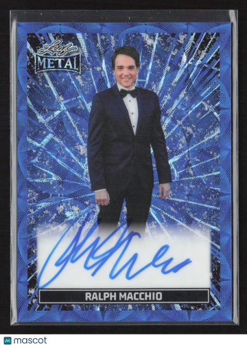 2026 Leaf Metal Pop Century Ralph Macchio 4/4 Authentic Autograph #MA-RM3
