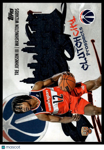 2025-26 Topps Tre Johnson III #CC-6 Clutch City Prospects