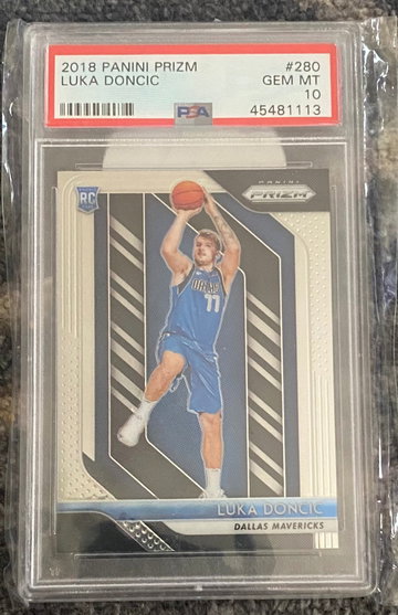 Luka Doncic 2018 Panini Prizm #280 PSA 10