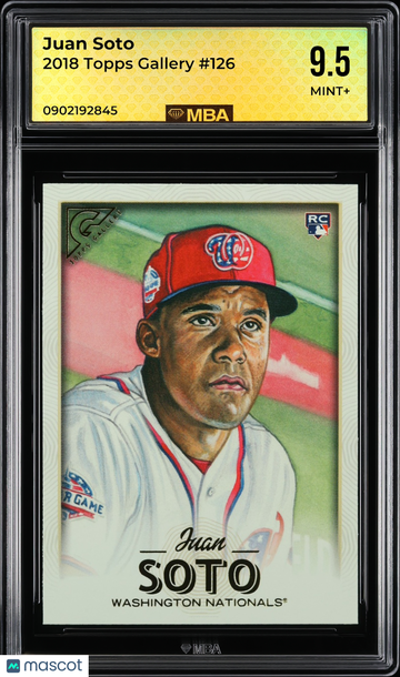 2018 Topps Gallery Juan Soto #126 MBA 9.5
