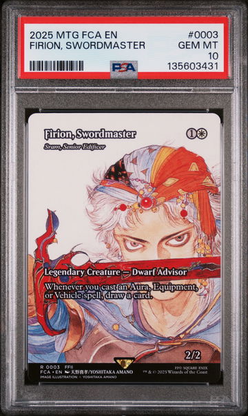 2025 Magic the Gathering Final Fantasy: Through the Ages Firion Swordmaster #0003 /135603431 PSA 10