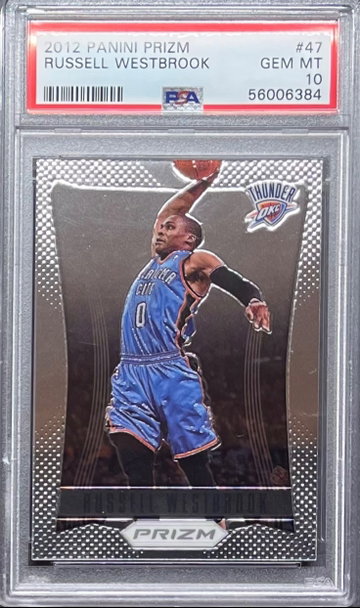 2012 Prizm Russell Westbrook PSA 10