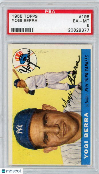 1955 Topps Yogi Berra #198 PSA 6