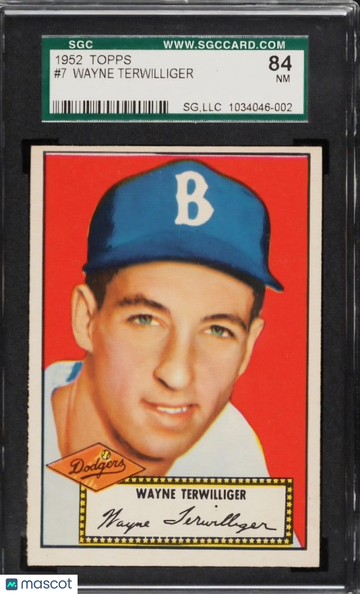 1952 Topps Wayne Terwilliger #7 [Base] Base Set SGC 7 Topps