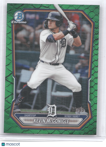 2026 Bowman Chrome Kevin McGonigle #BCP-145 Green Reptilian /99