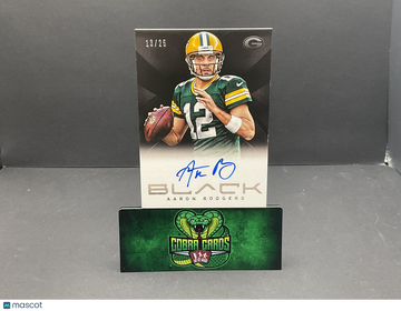 2013 Panini Black Aaron Rodgers #2 /25
