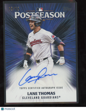 2025 Topps Postseason Performance Lane Thomas #PPA-LT /10 Autograph