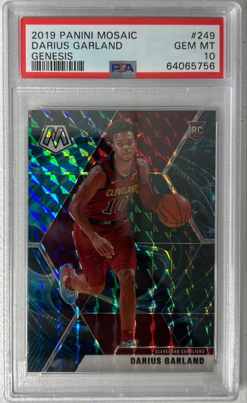 2019-20 Panini Mosaic Genesis #249 Darius Garland PSA 10 Rookie 