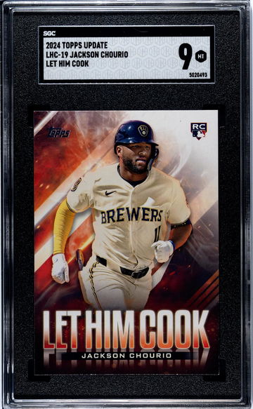 2024 Topps Update Let Him Cook Jackson Chourio #LHC-19 RC SGC 9