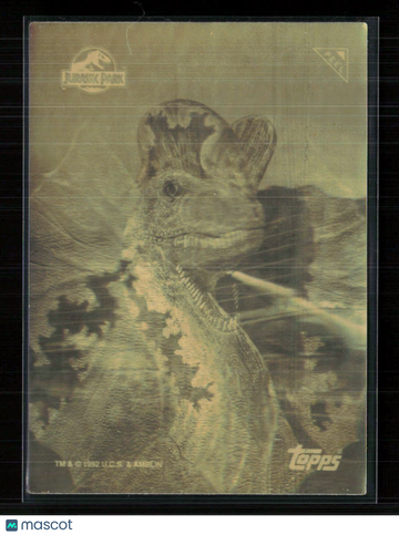 1993 Topps Jurassic Park Action Hologram Hologram #2
