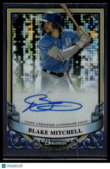 2024 Bowman Sterling Blake Mitchell #PA-BM Prospect Autographs AU