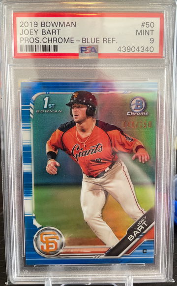 Joey Bart 2019 Bowman 1st Prospect Blue PSA 9